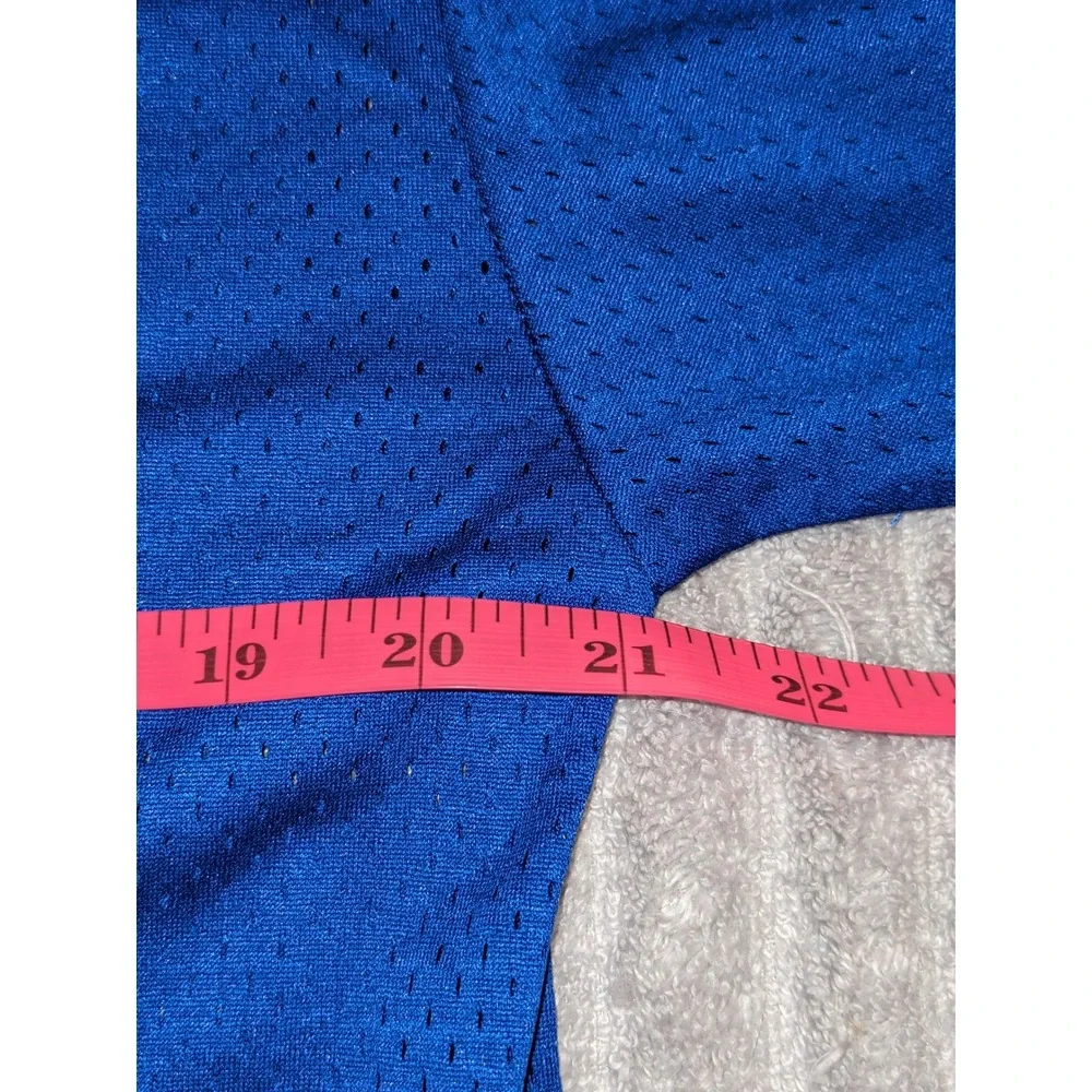 NFL Team Apparel New York Giants Jersey V-Neck Short Sleeve Girls Large NWT - Picture 9 of 10